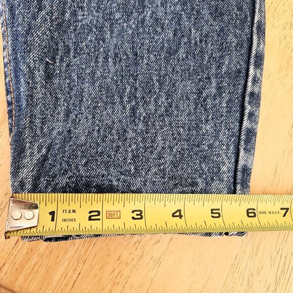 Gitano Vintage 80's High Waisted Mom Jeans - Acid Blue - size 14 - EUC - Picture 11 of 12